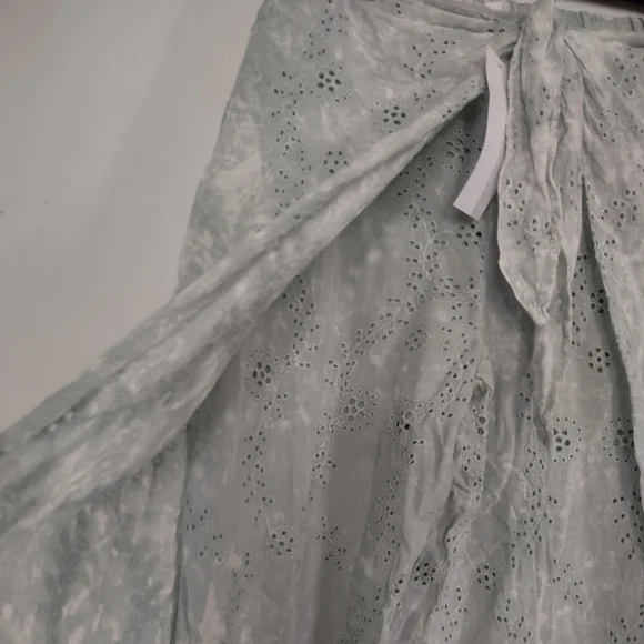 Young Fabulous & Broke Mint Eyelet Wide Leg Pants - Picture 6 of 12